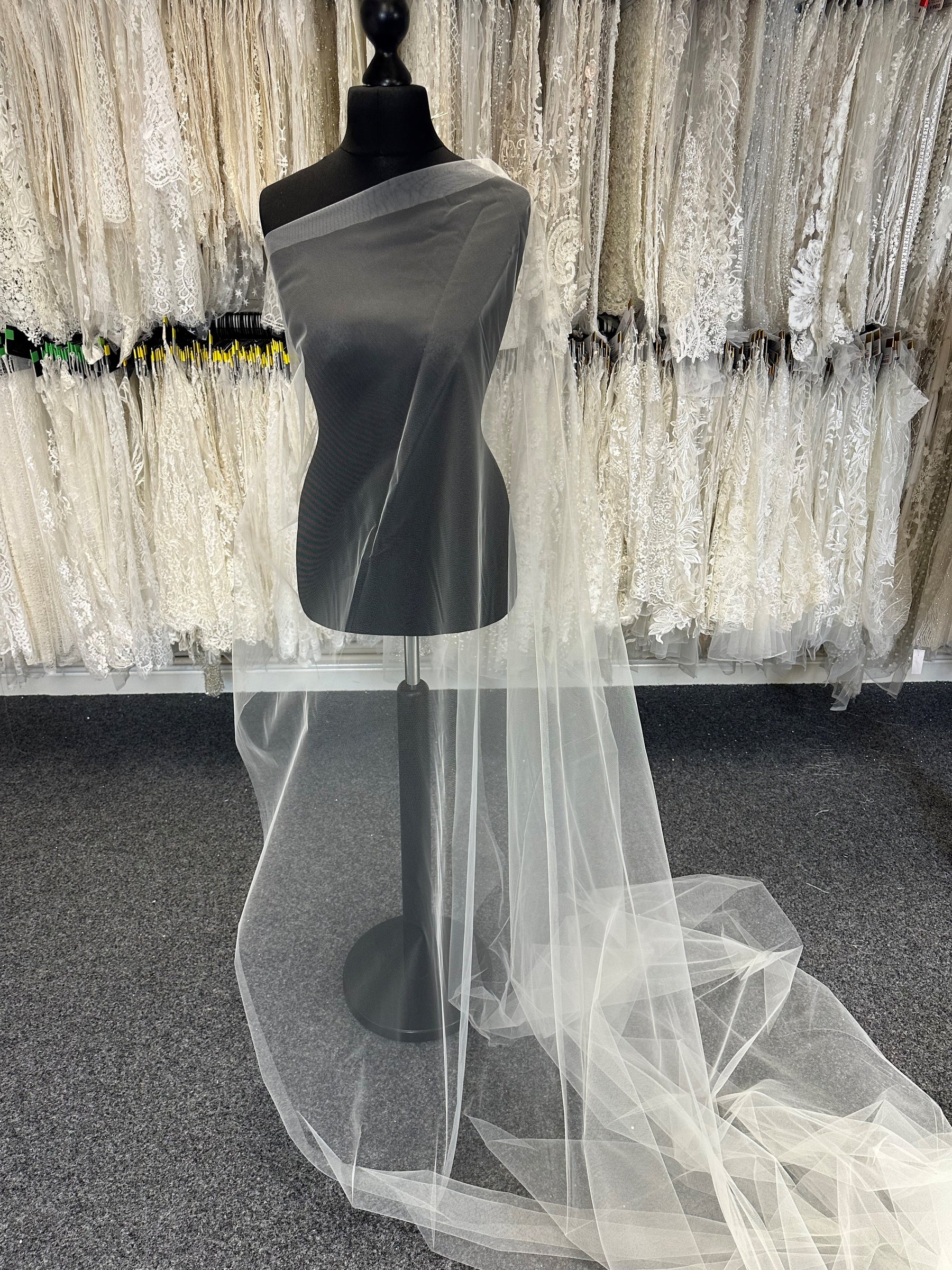 Pale Ivory Eco Tulle for Veils – Tease