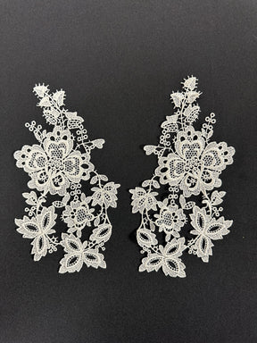 Ivory Guipure Lace Appliques - Courtney