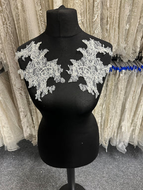 Ivory Corded Lace Appliques - Ingrid