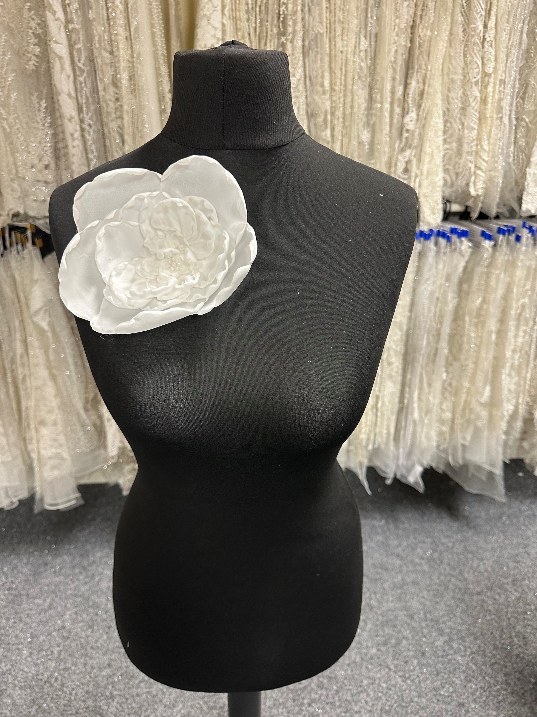 Ivory Flower Applique - Mulberry