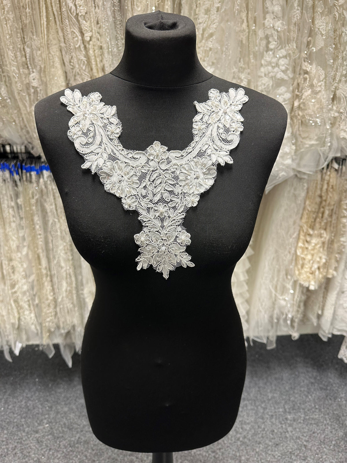 Ivory Corded Lace Appliques - Duchy