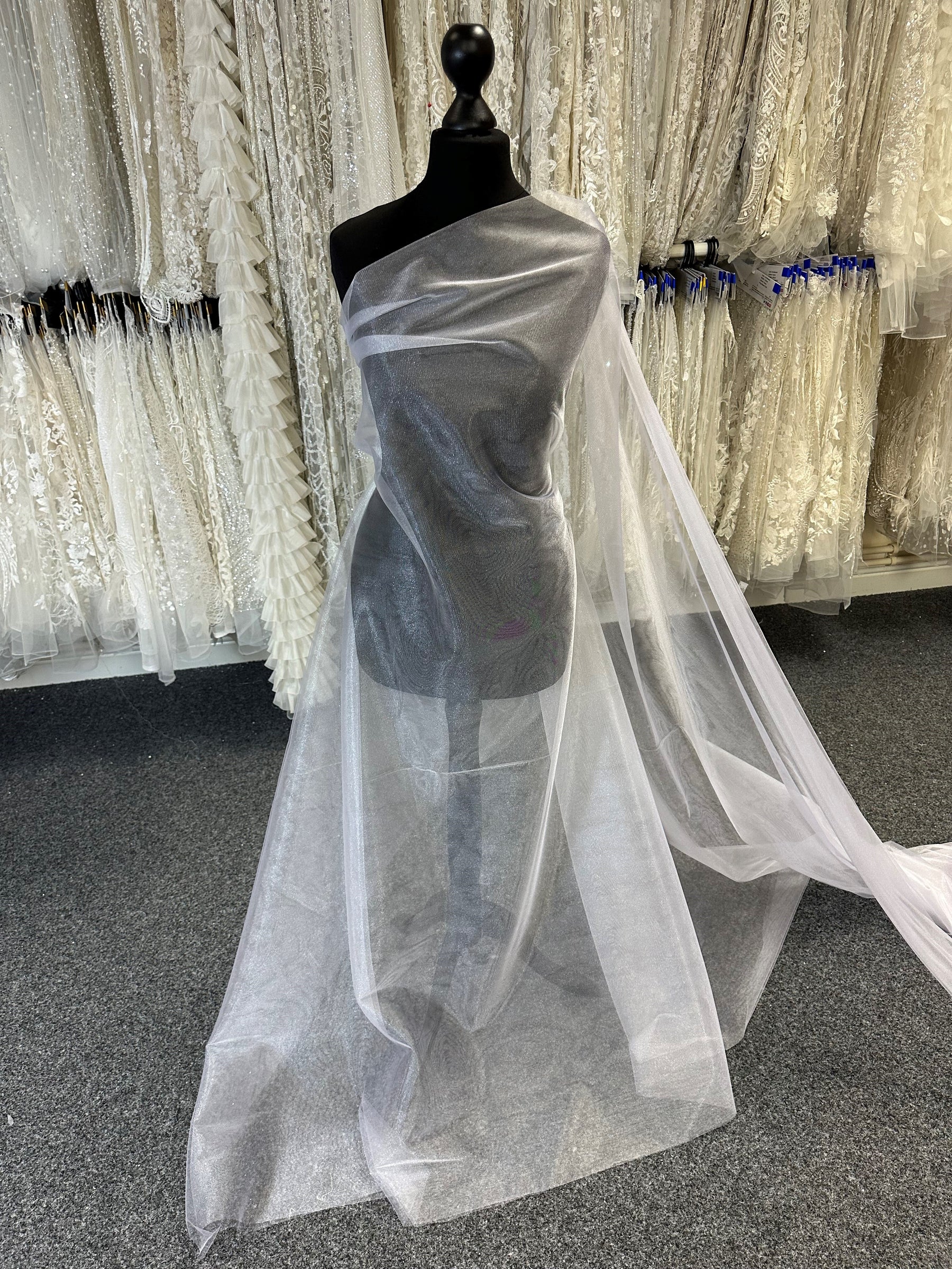 White Stretch Tulle - Proficiency