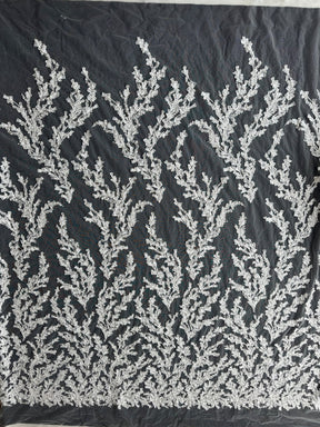 Ivory 3D Embroidered Lace - Saar