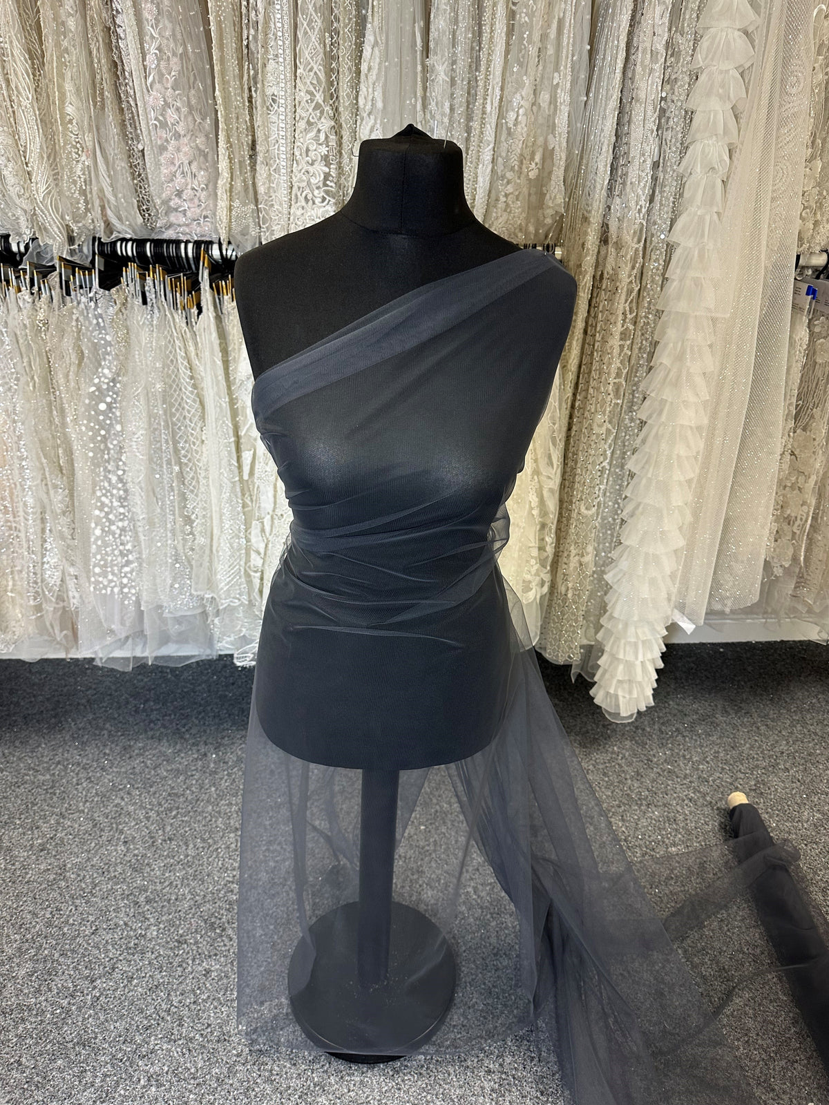 Gun metal Grey Tulle - Carnival