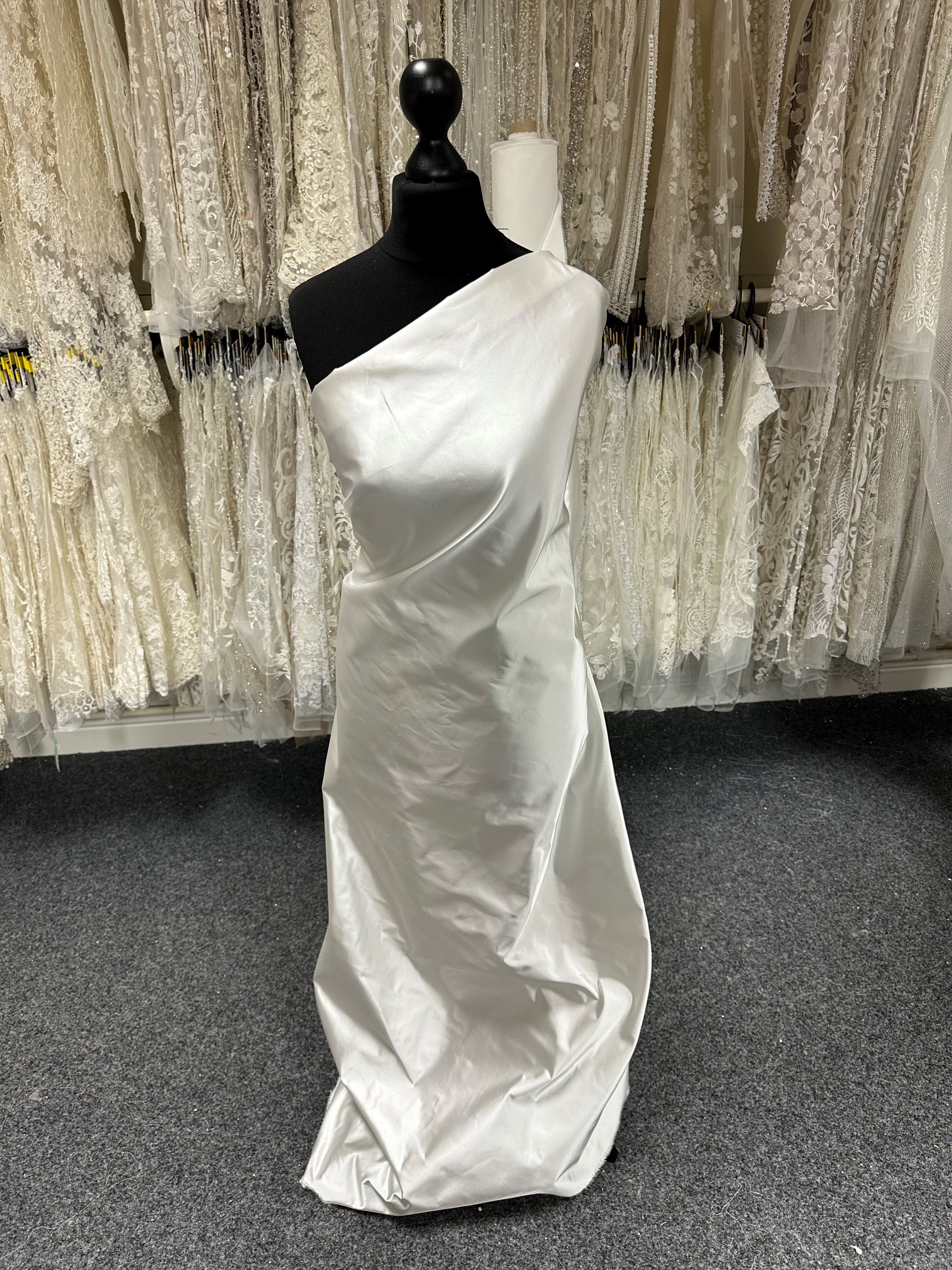 Ivory Eco Duchess Satin - Secret