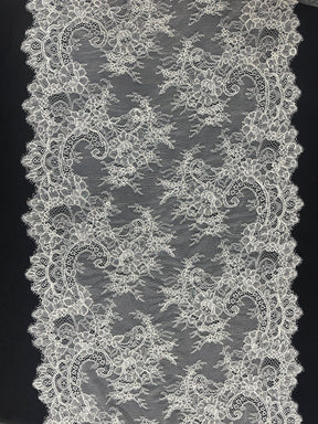 Ivory Corded Lace Trim - Camelia