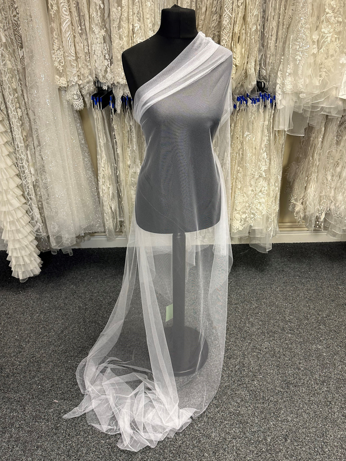 White Eco Veiling Tulle - Winsome