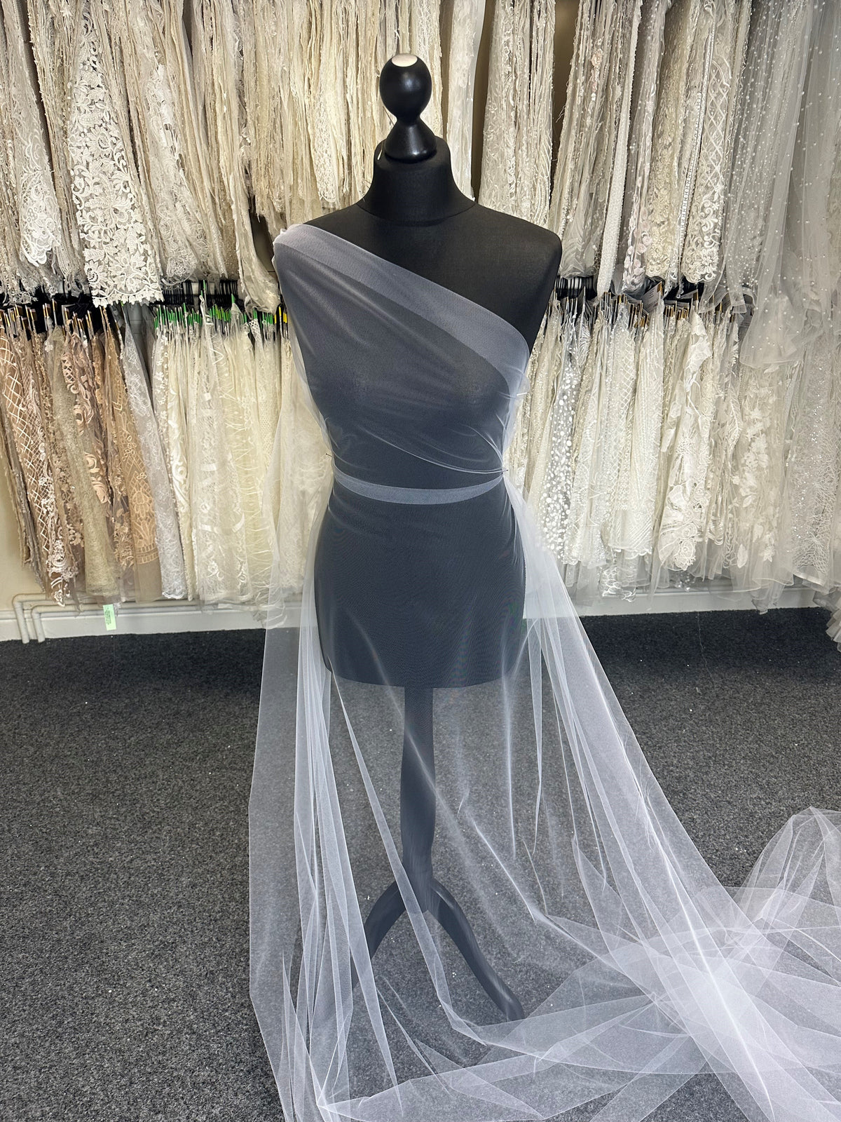 White Eco Tulle for Veils – Tender