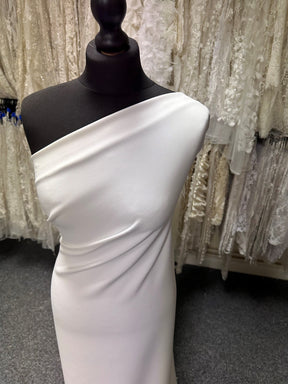 Ivory Polyester Heavy Crepe - Cuddle