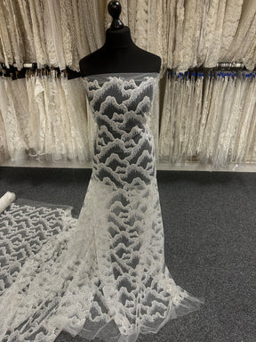 Ivory Glitter Lace - Melody