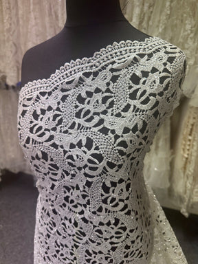 Ivory Glitter Lace - Logan