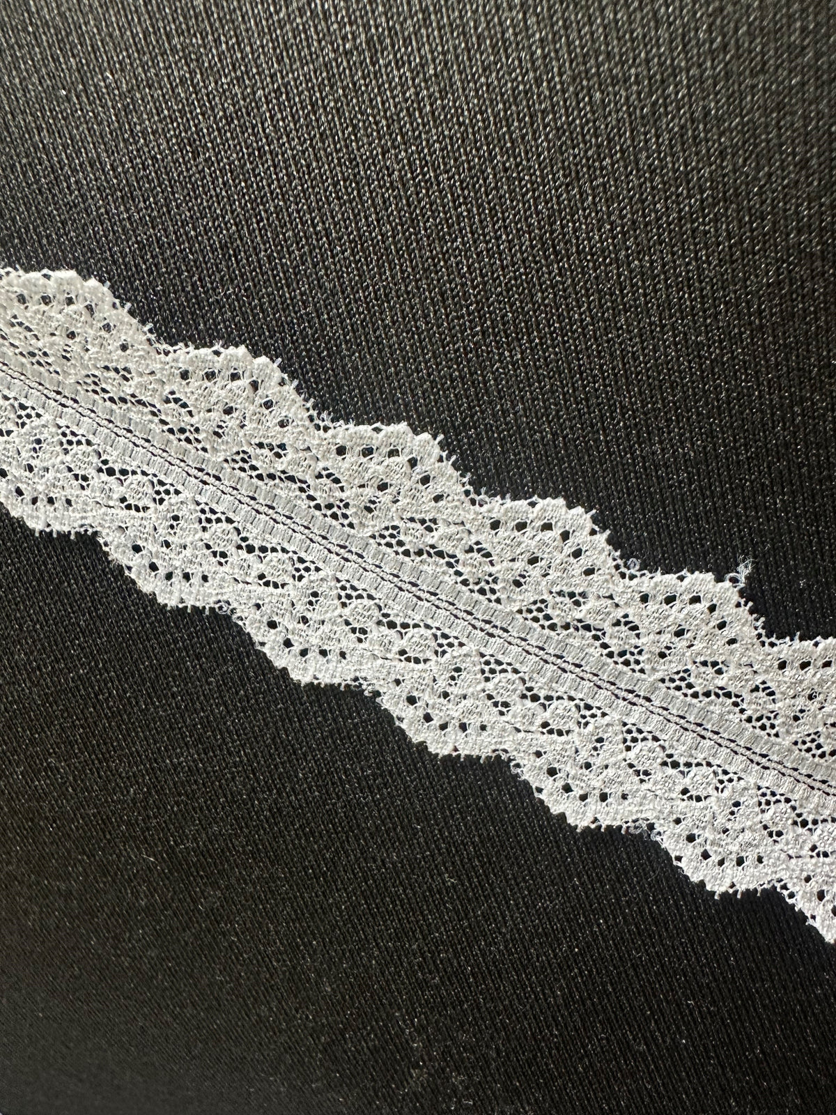 White Lace Trim - Beech