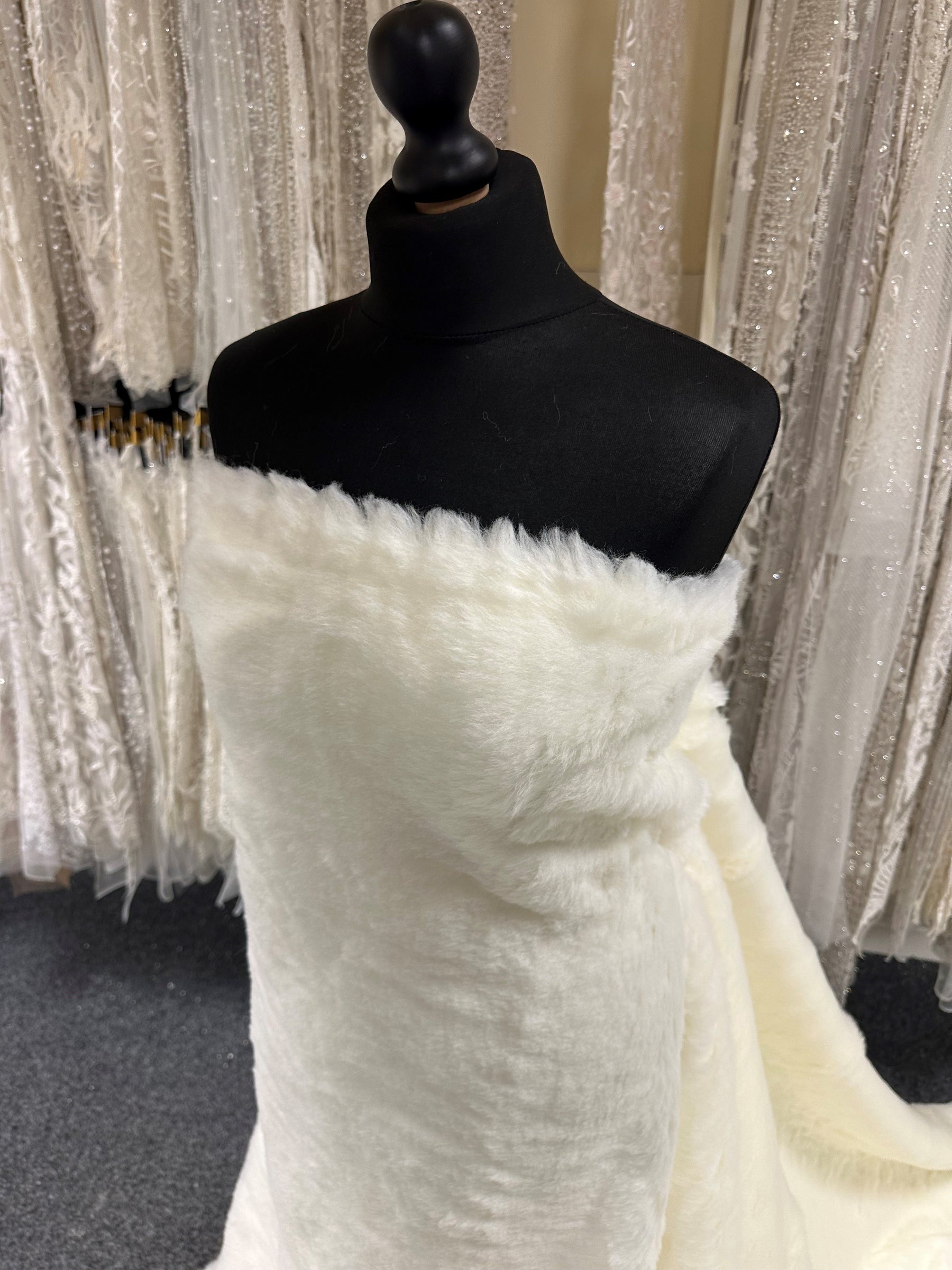 Ivory Faux Fur - Ermine