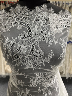 Ivory Raschel Lace - Katherine