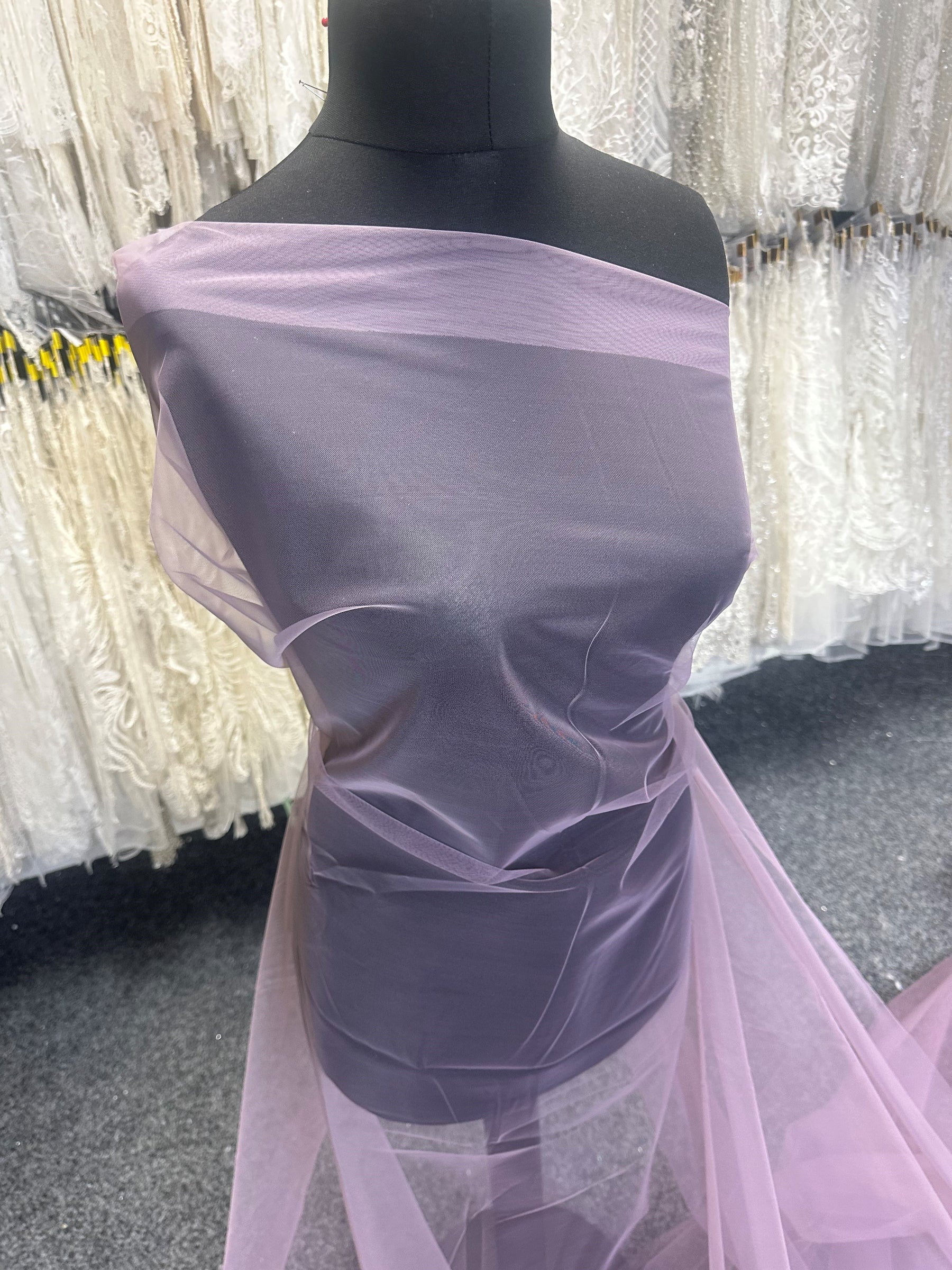 Amethyst Stretch Tulle - Landscape