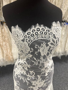 Ivory Corded Lace – Sarah