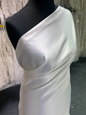 Ivory Polyester Satin - Majestic