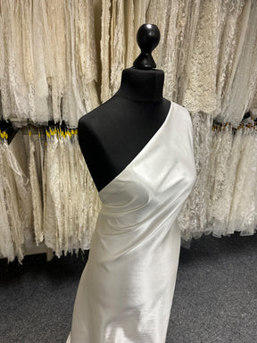 Ivory Silk/Cotton Satin - Drama