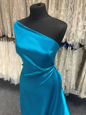 Turquoise Polyester Taffeta - Waltz