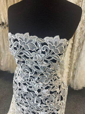 Ivory Embroidered Lace - Corrigan