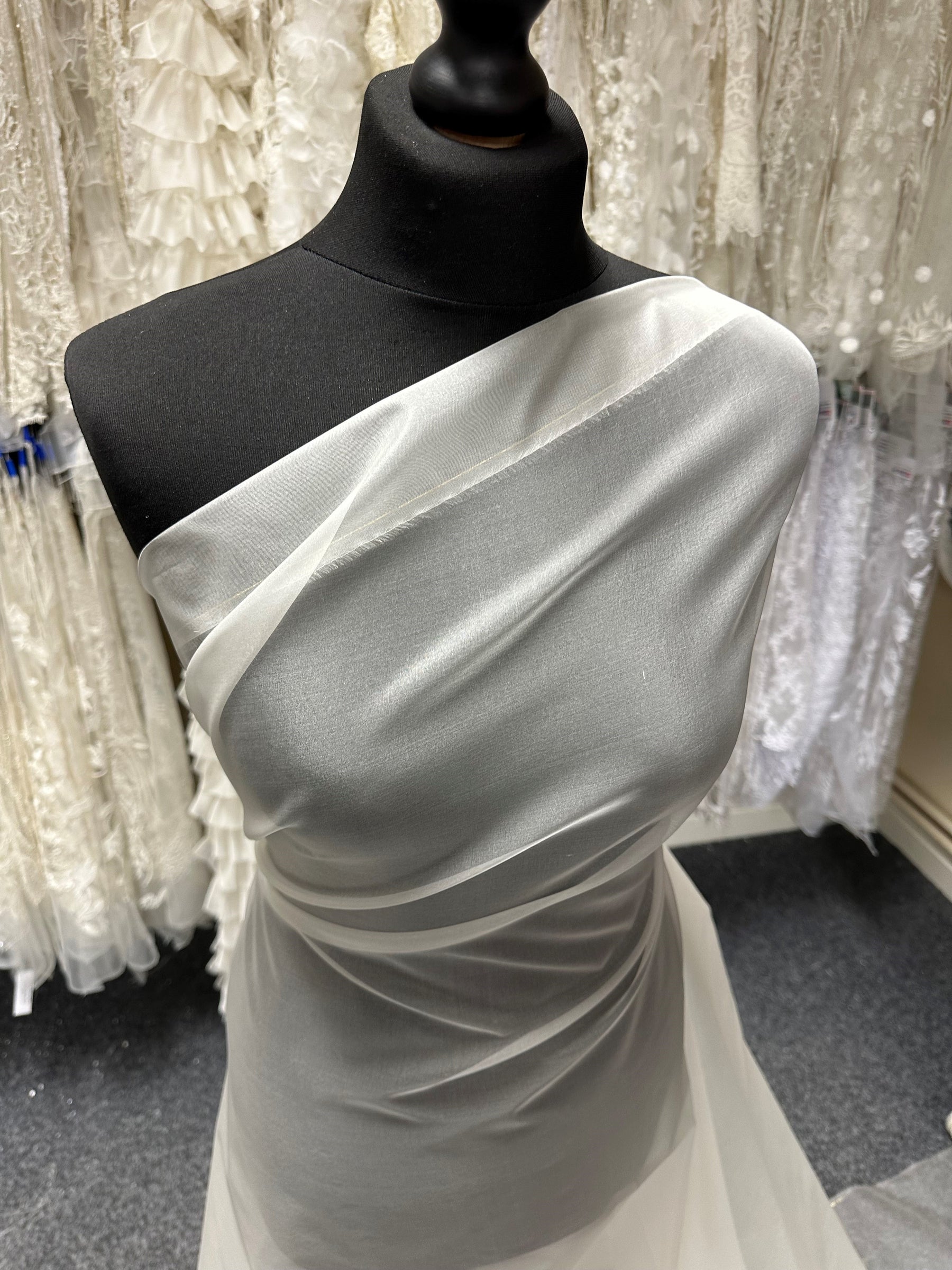 Ivory Silk Organza - Evolution