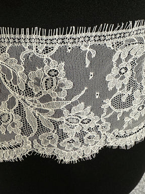 Ivory Chantilly Lace Trim - Cypress