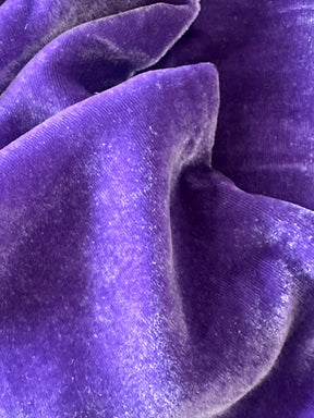 Purple Silk Velvet - Vogue