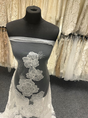 Ivory Embroidered Lace - Spritz