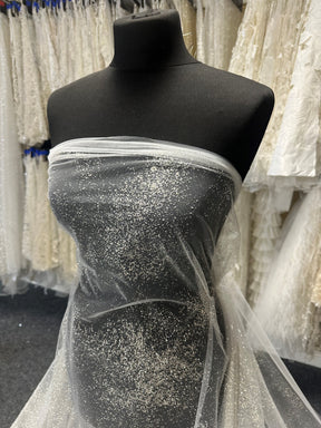 Ivory Glitter Tulle - Fragment