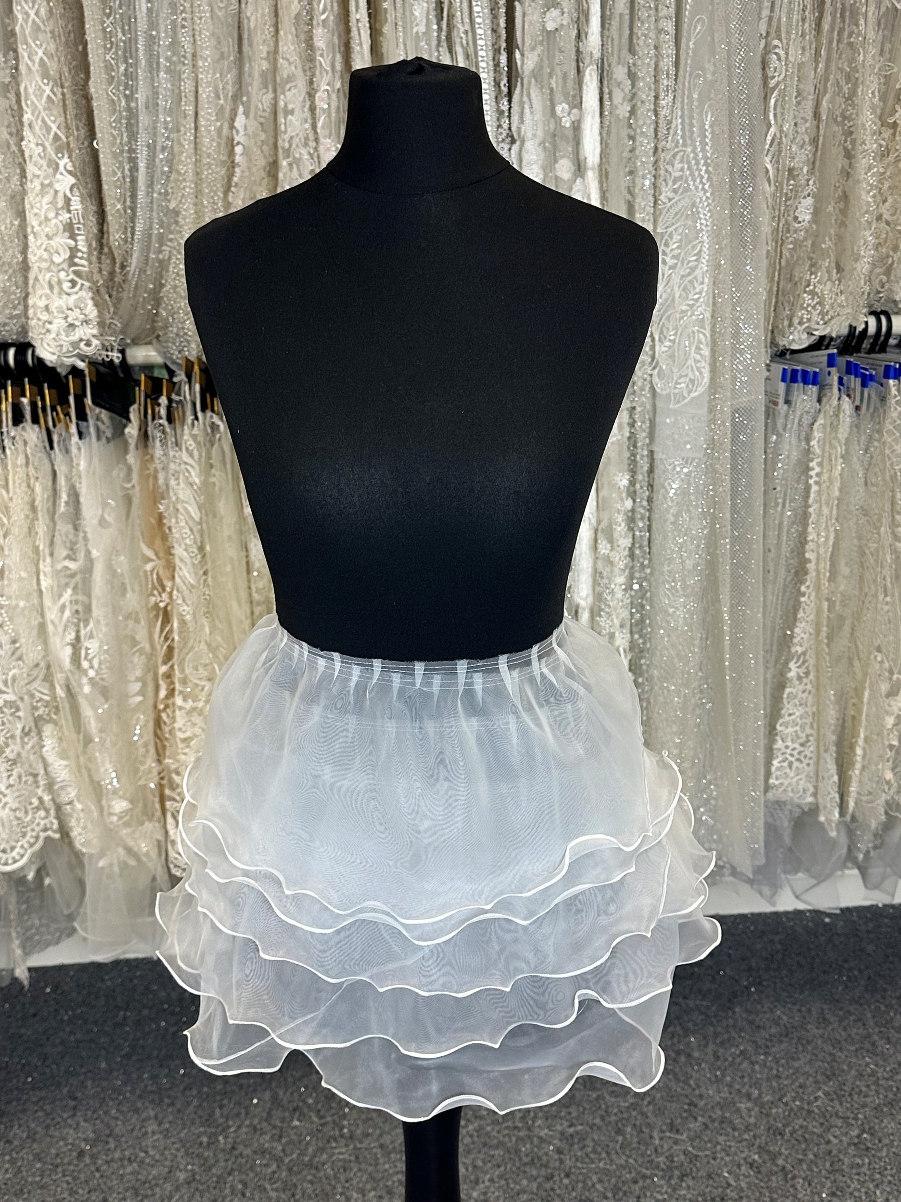 Ivory Organza Trim - Whirl