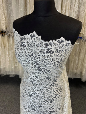 Ivory Beaded Embroidery Lace - Ramona