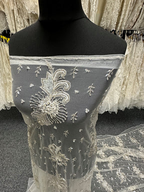 Ivory Beaded Lace - Heaven