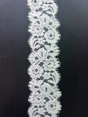 Ivory Chantilly Lace Trim - Edina