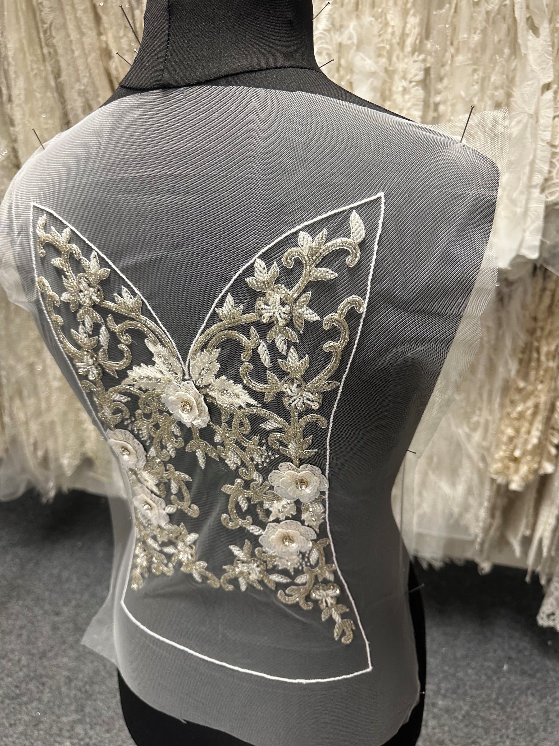 Crystal Bodice Motif - Calm