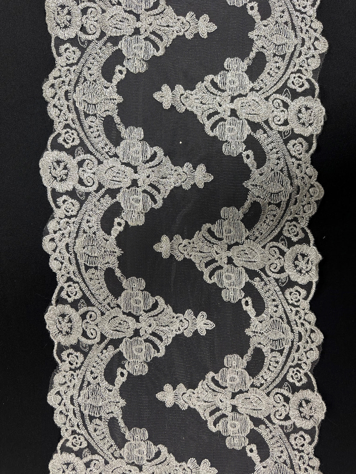 Silver Lace Trim - Empire