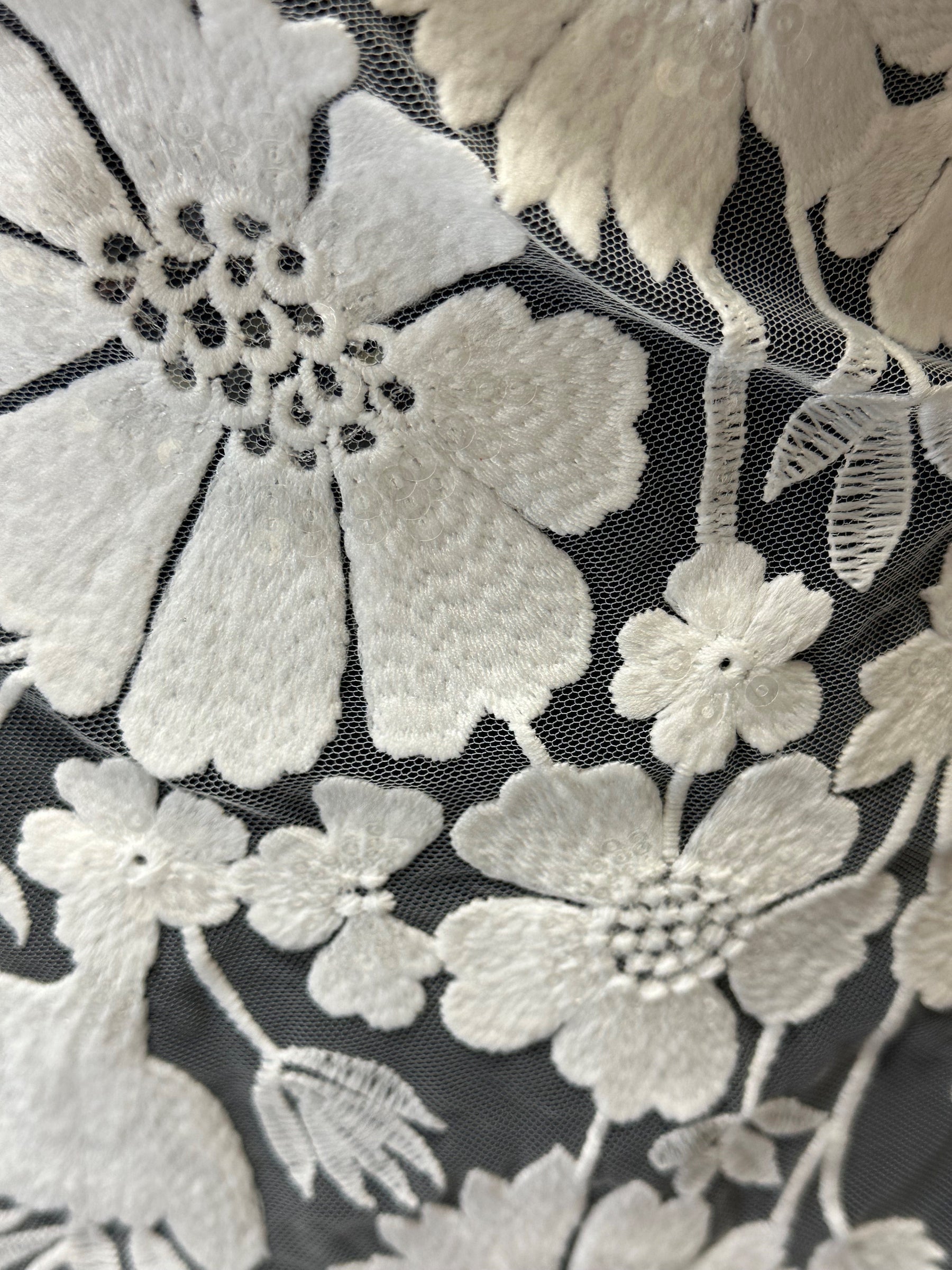 Ivory Embroidery Lace - Quinlan