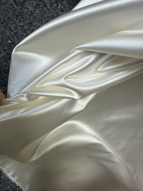 Ivory Silk Duchess Satin - Display