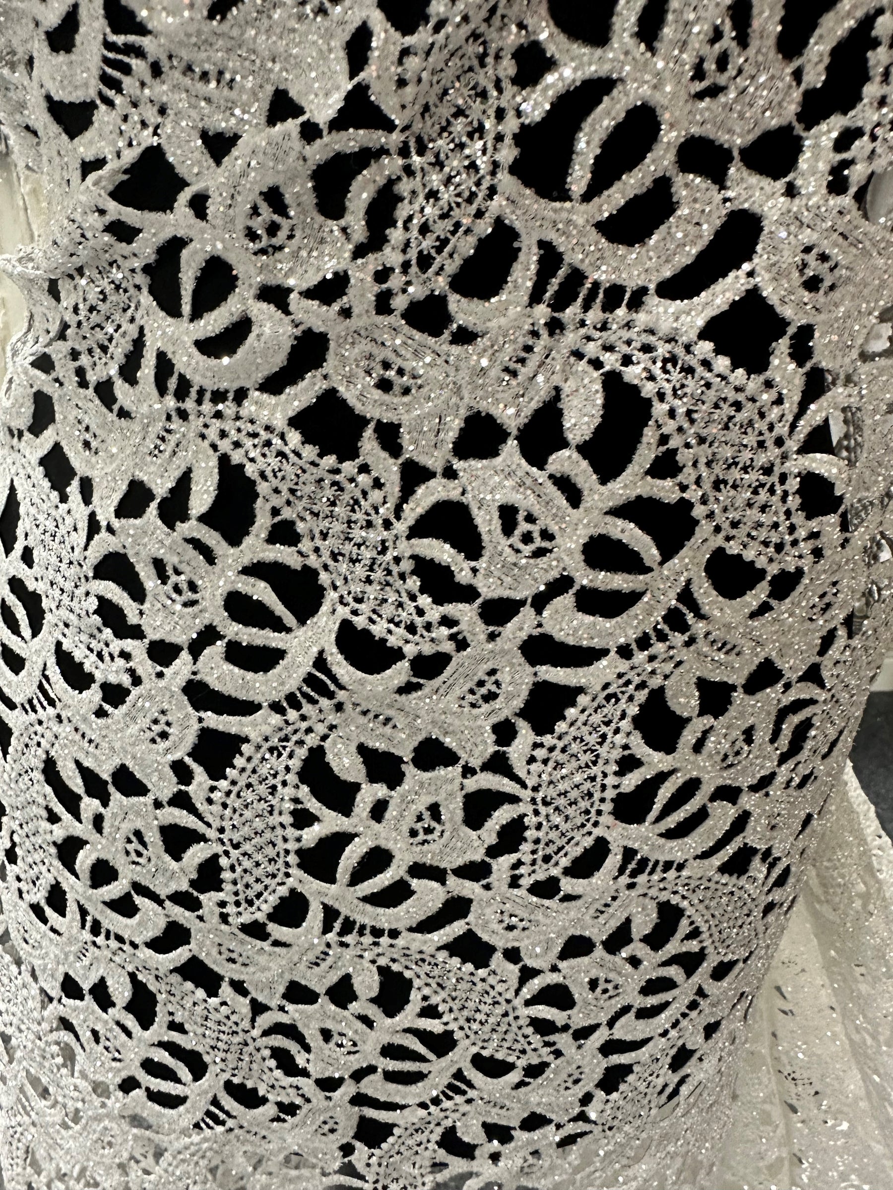 Ivory Glitter Lace - Logan