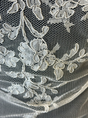 Ivory Corded Lace - Acantha