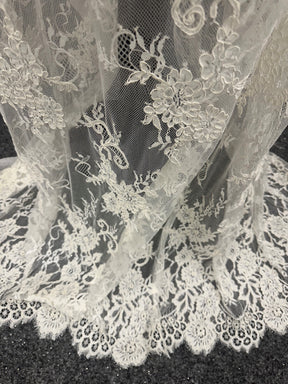 Ivory Corded Lace – Sarah