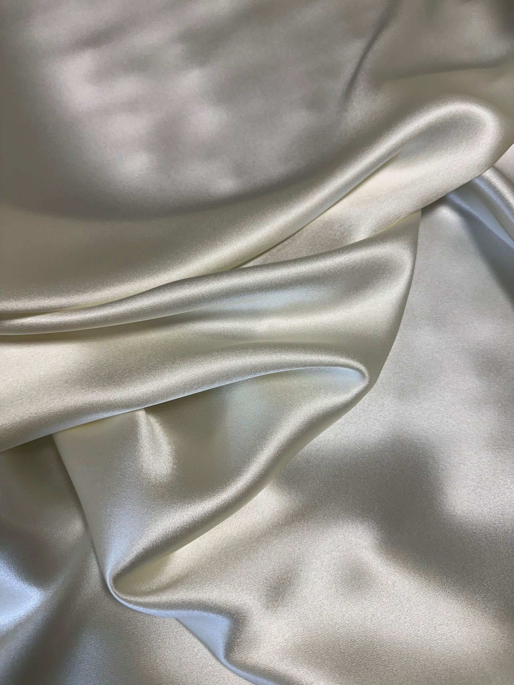 Ivory Silk Satin - Opportune