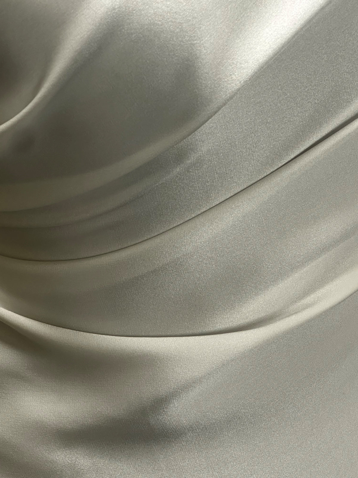 Ivory Silk Satin - Eminence