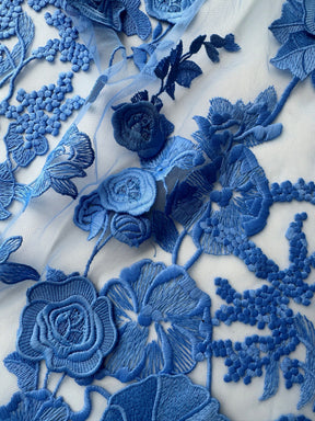 Blue 3D Lace - Meghan