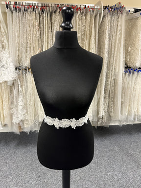 Ivory Corded Lace Trim - Azalea