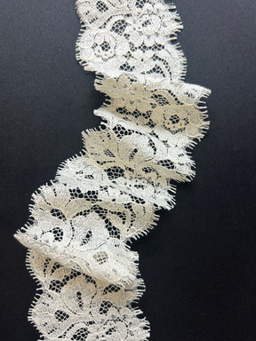 Ivory Chantilly Lace Trim - Edina