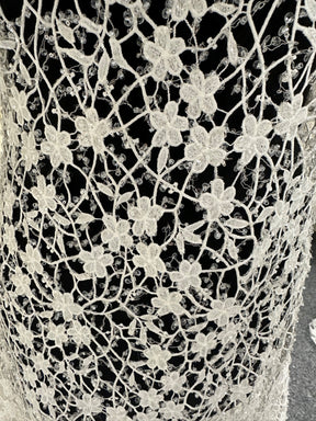 Ivory Beaded Guipure Lace - Minuet