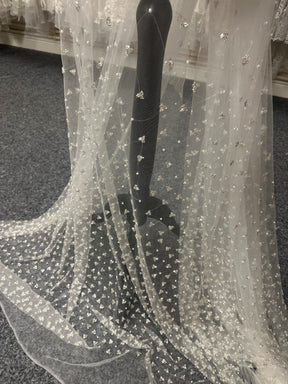 Ivory Pearl & Beaded Tulle - Gustavo