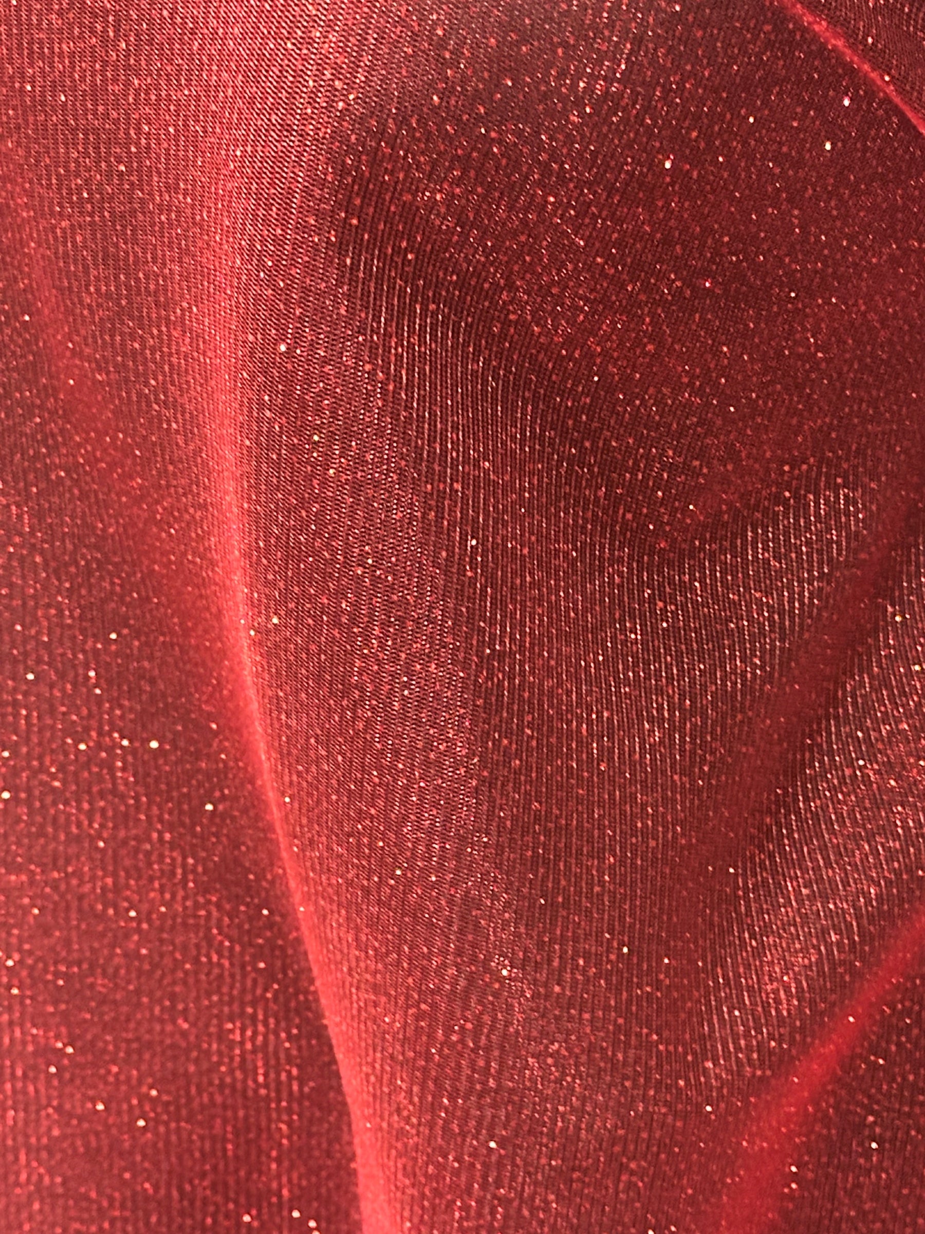 Burgundy Glitter Tulle - Rocket