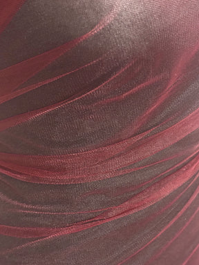 Burgundy Tulle for Veils – Climax