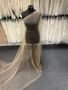 Nude Illusion Stretch Tulle  - Illusionary